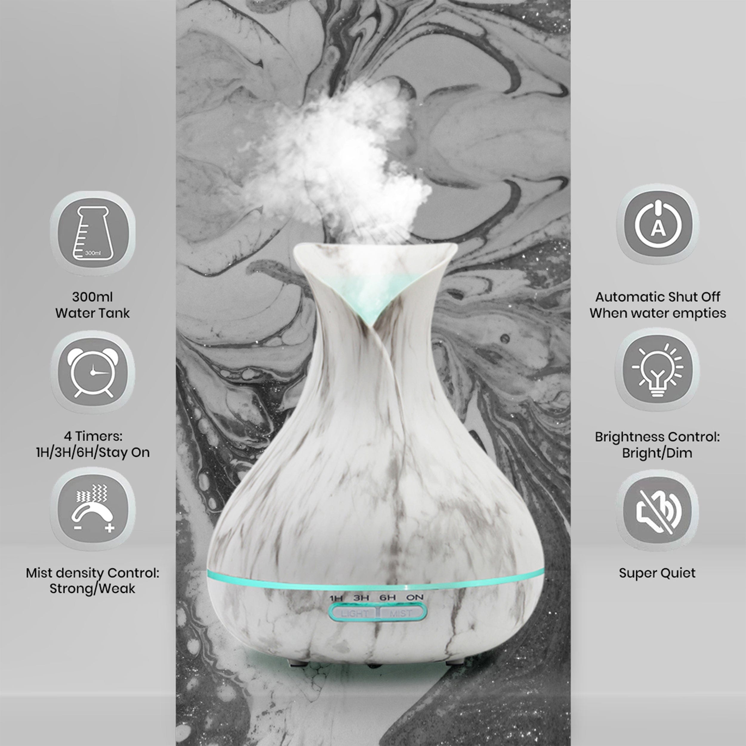 Galactic Marble Print Diffuser (300ml)