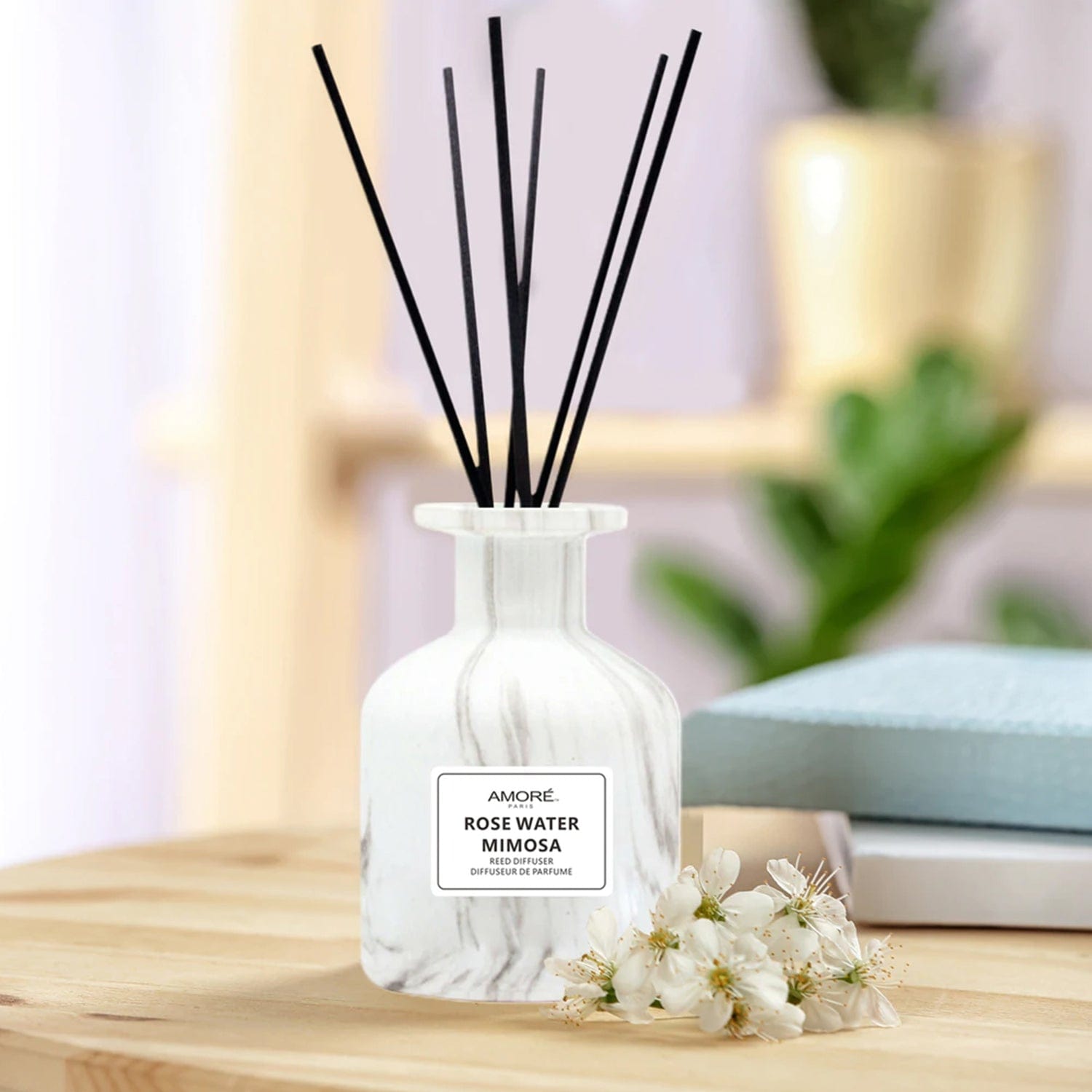 Rose Water Premium Reed Diffuser (150ml)