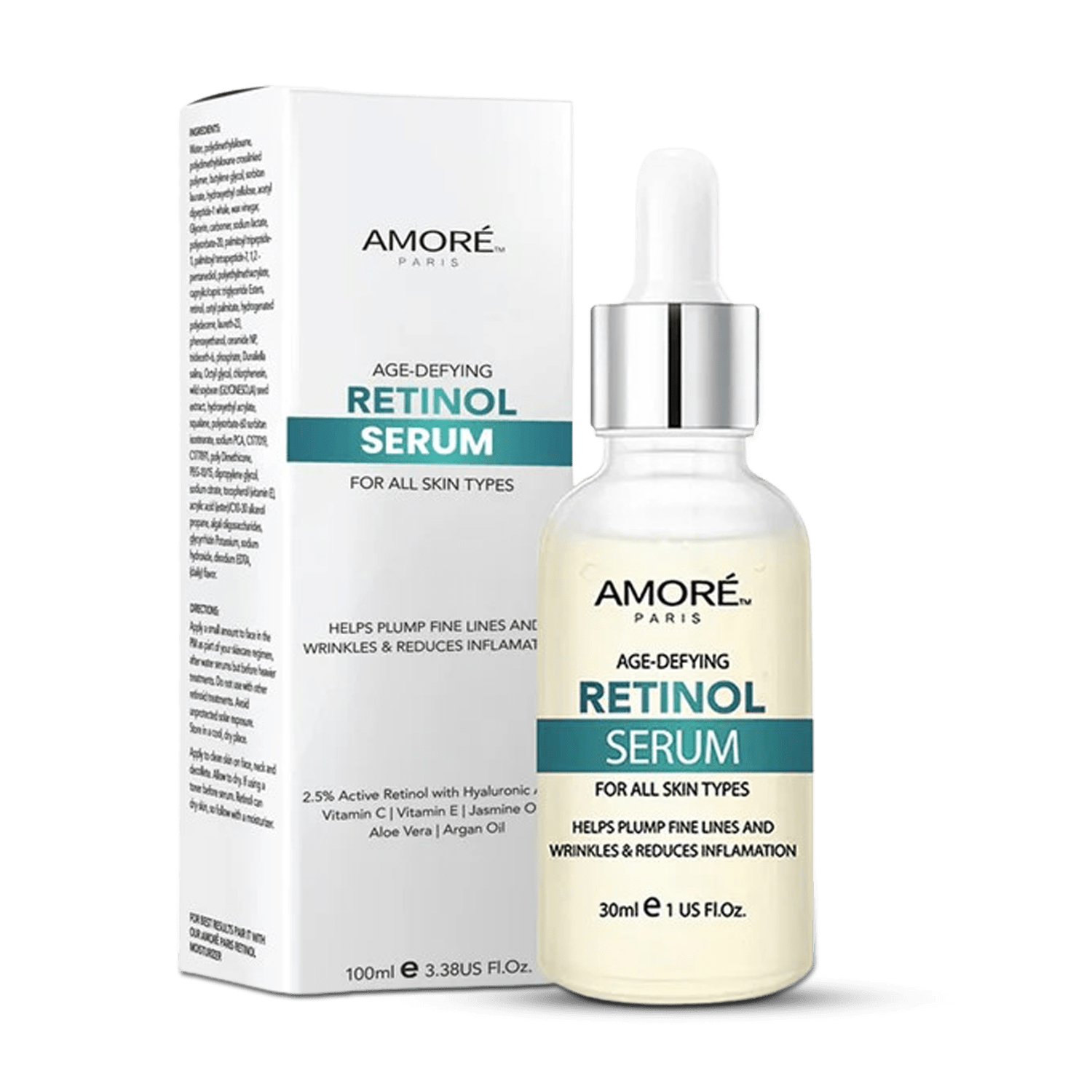 Retinol Serum for Face with Hyaluronic Acid
