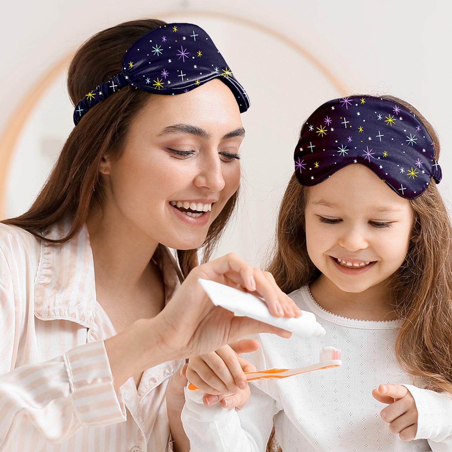 Satin Self Care Sleep Set - Midnight
