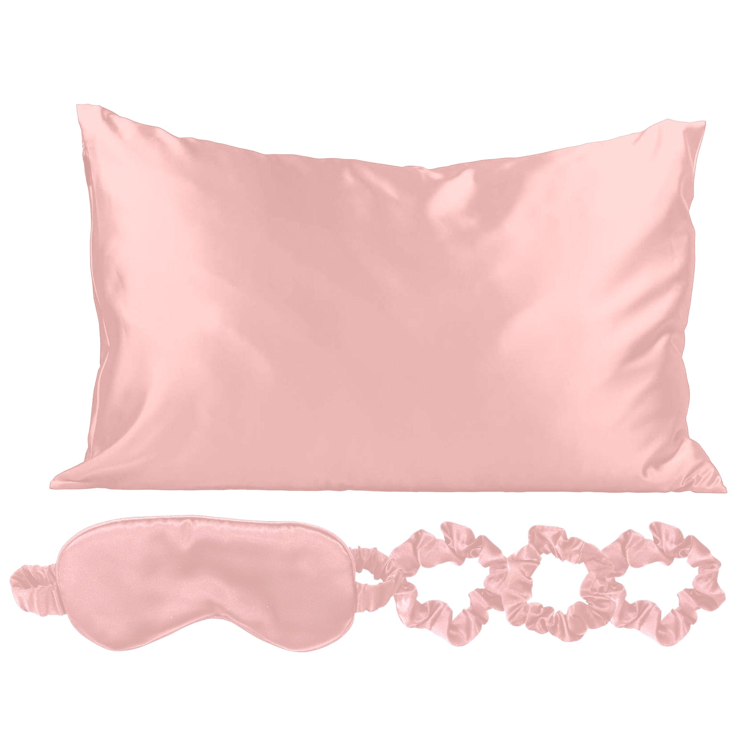 Satin Self Care Sleep Set - Blush