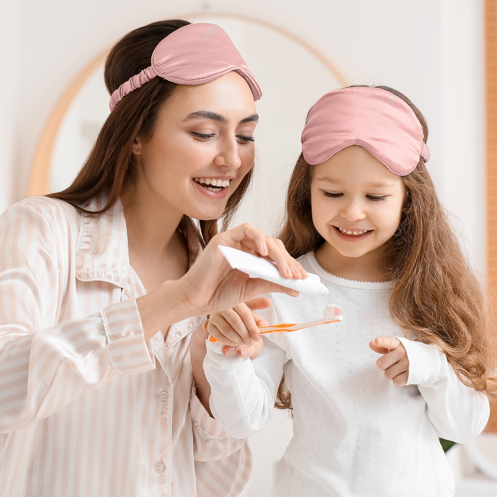 Satin Self Care Sleep Set - Blush