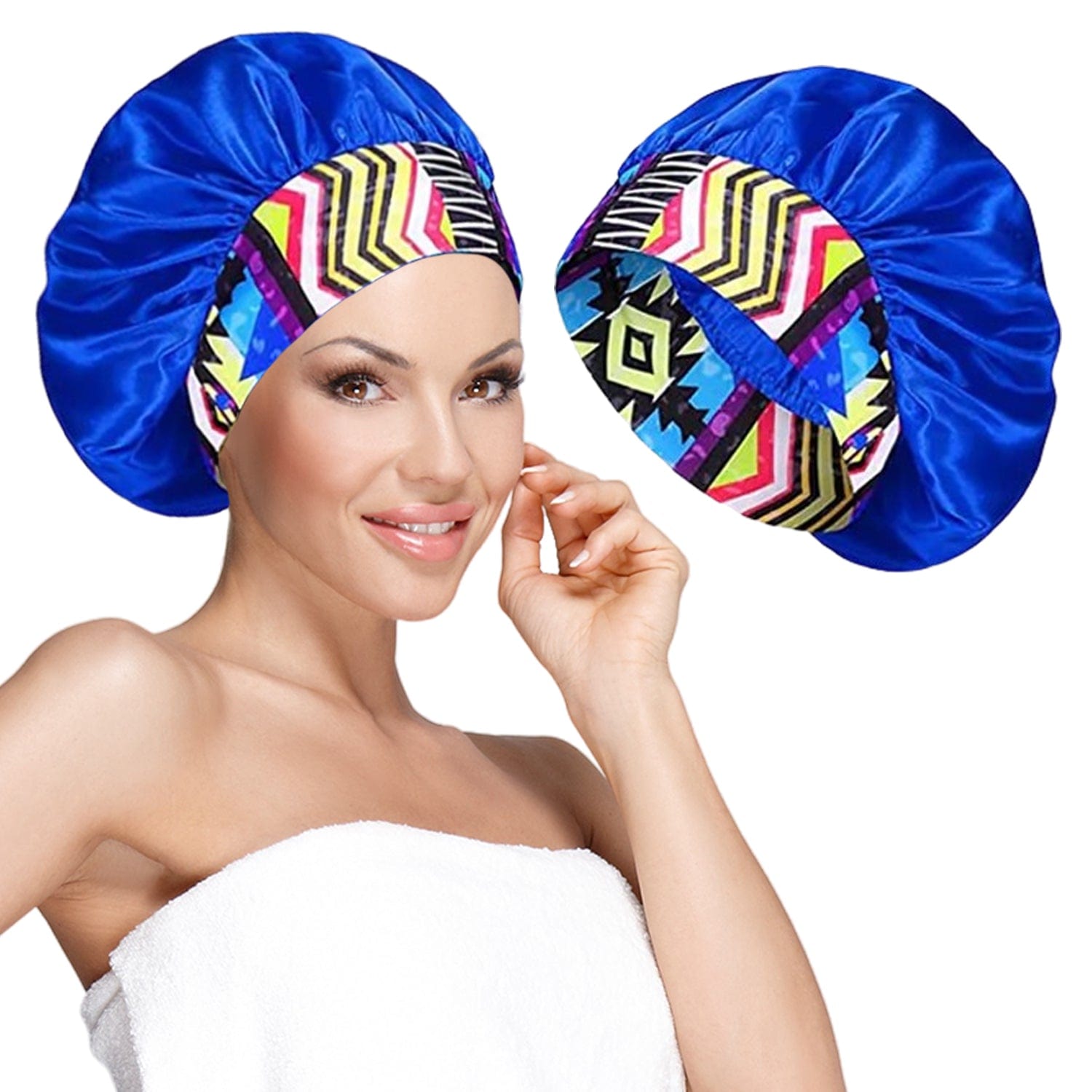 Women's Silky Satin Headband - Blue