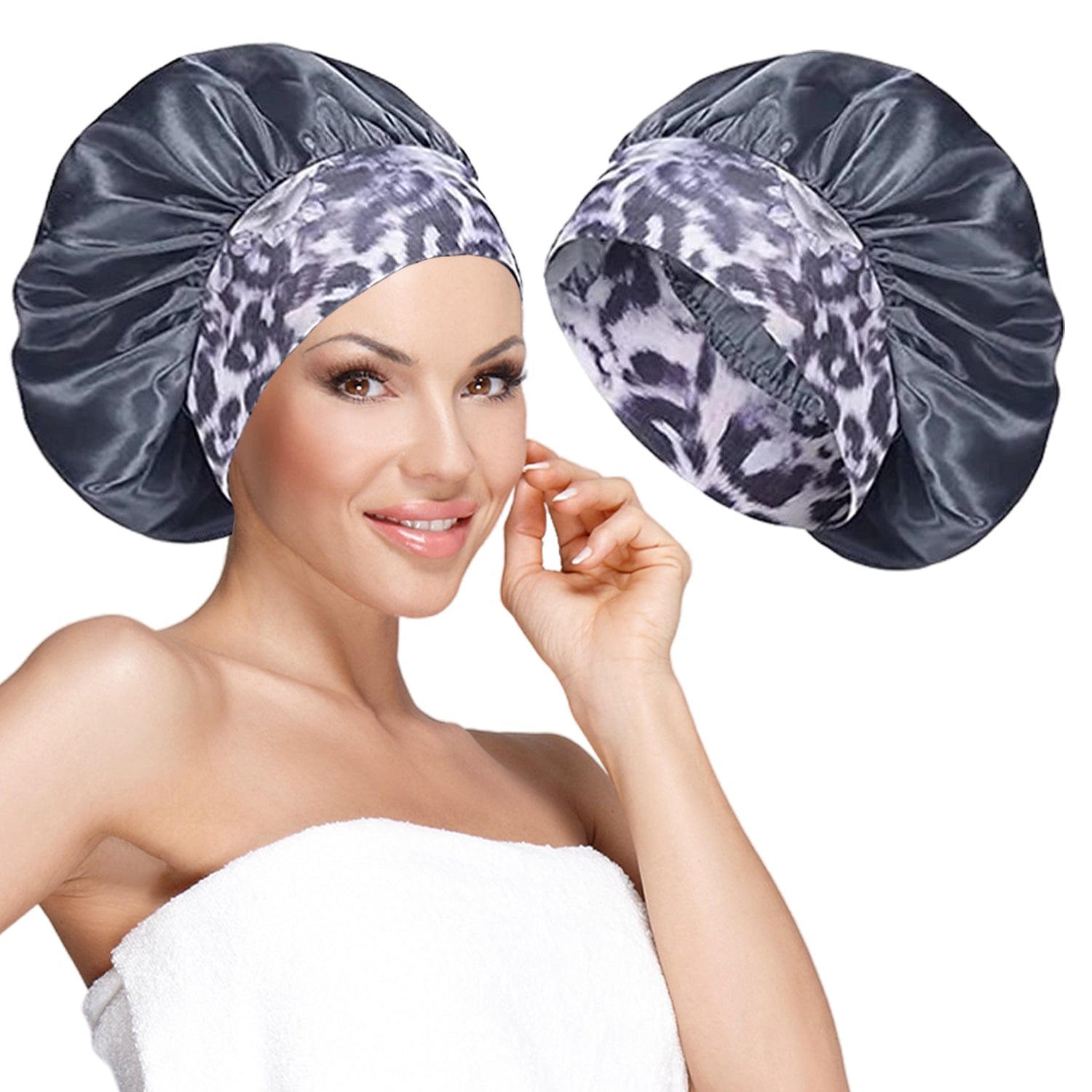 Women's Silky Satin Headband - Gray