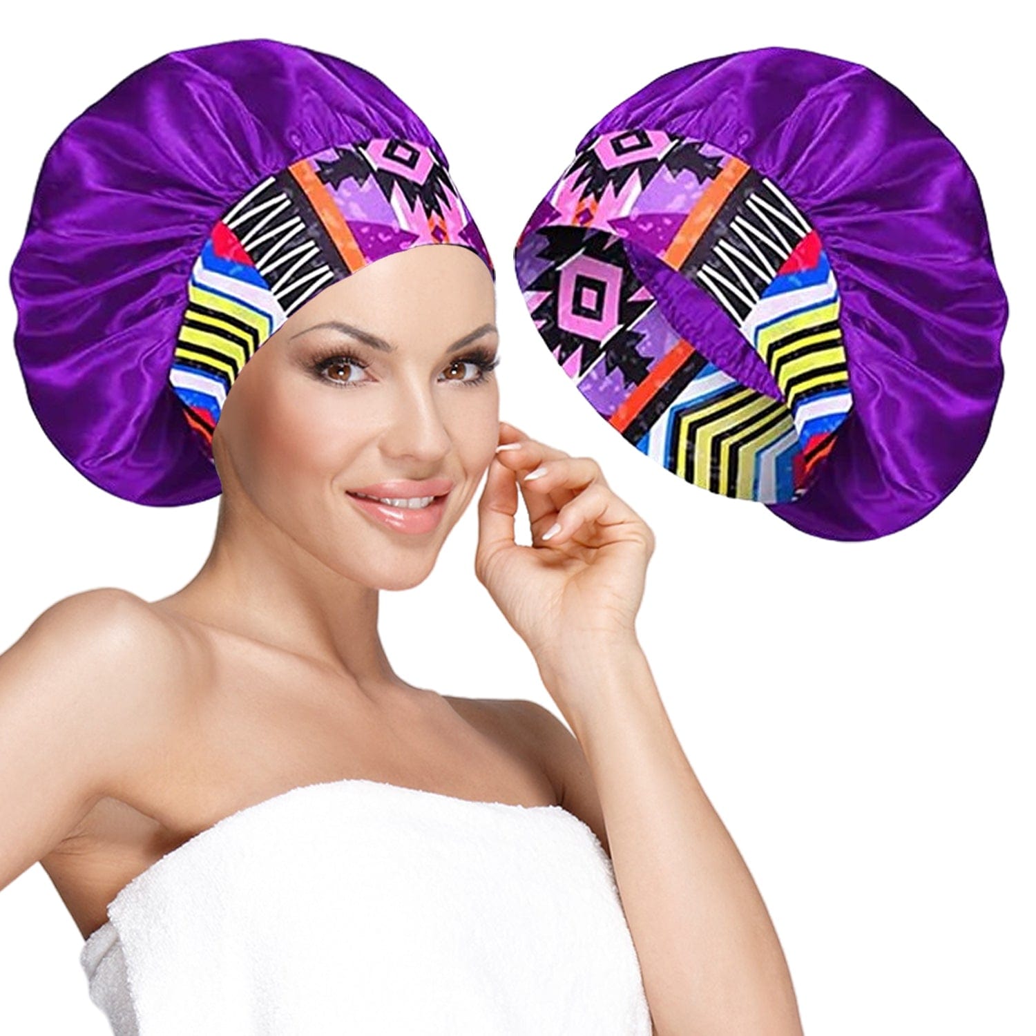 Women's Silky Satin Headband - Purple