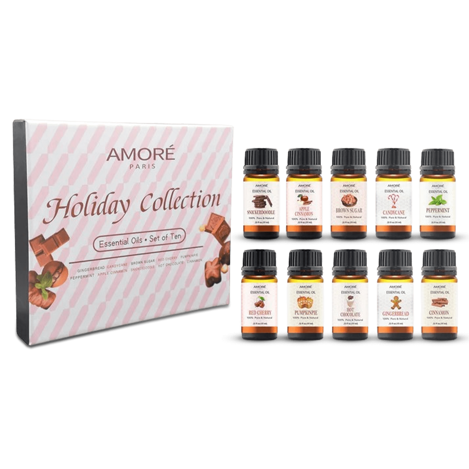 10-Piece: Holiday Collection Essential Oils