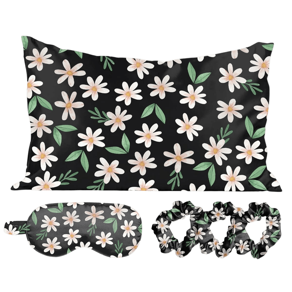 Satin Self Care Sleep Set - Floral
