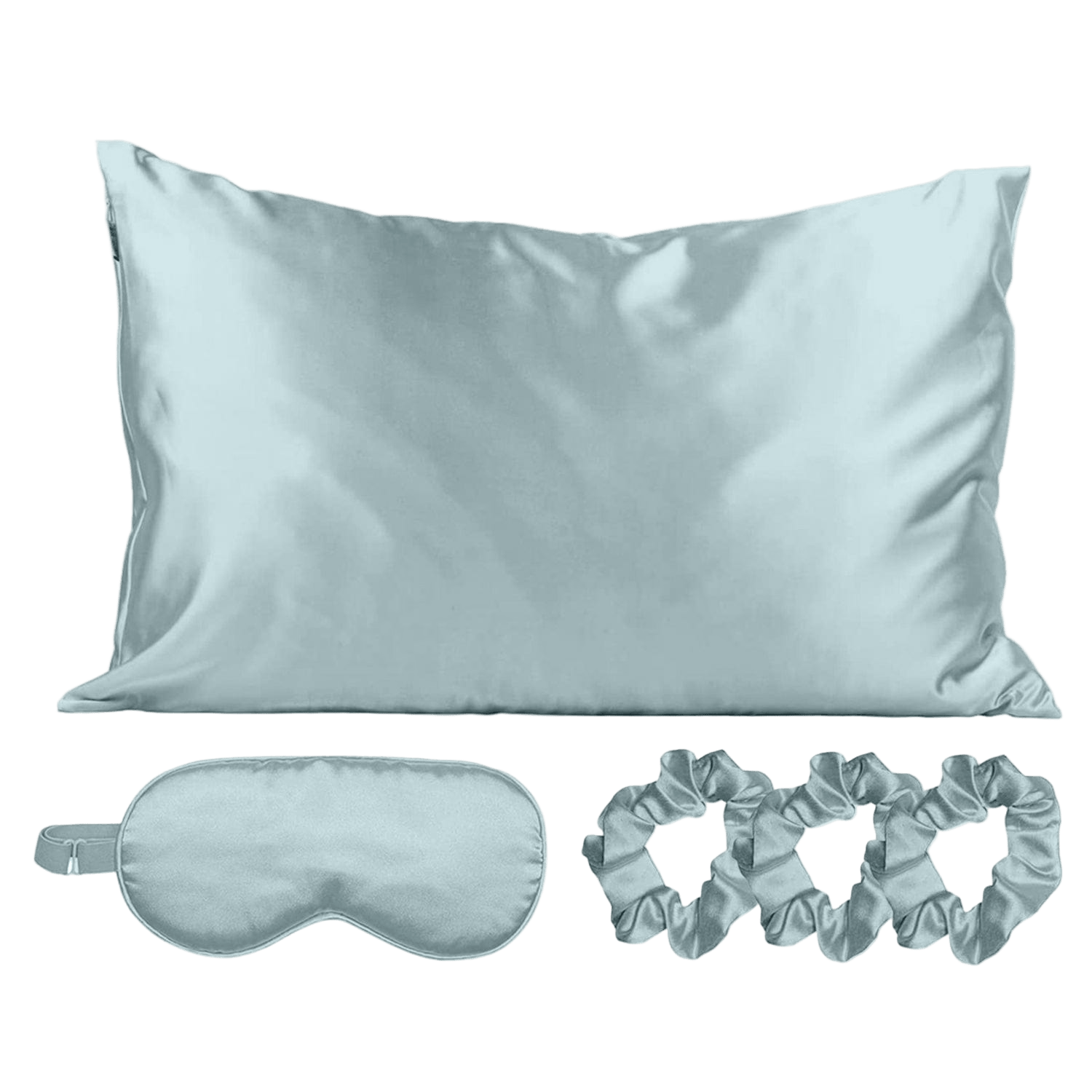 Satin Self Care Sleep Set - Mint