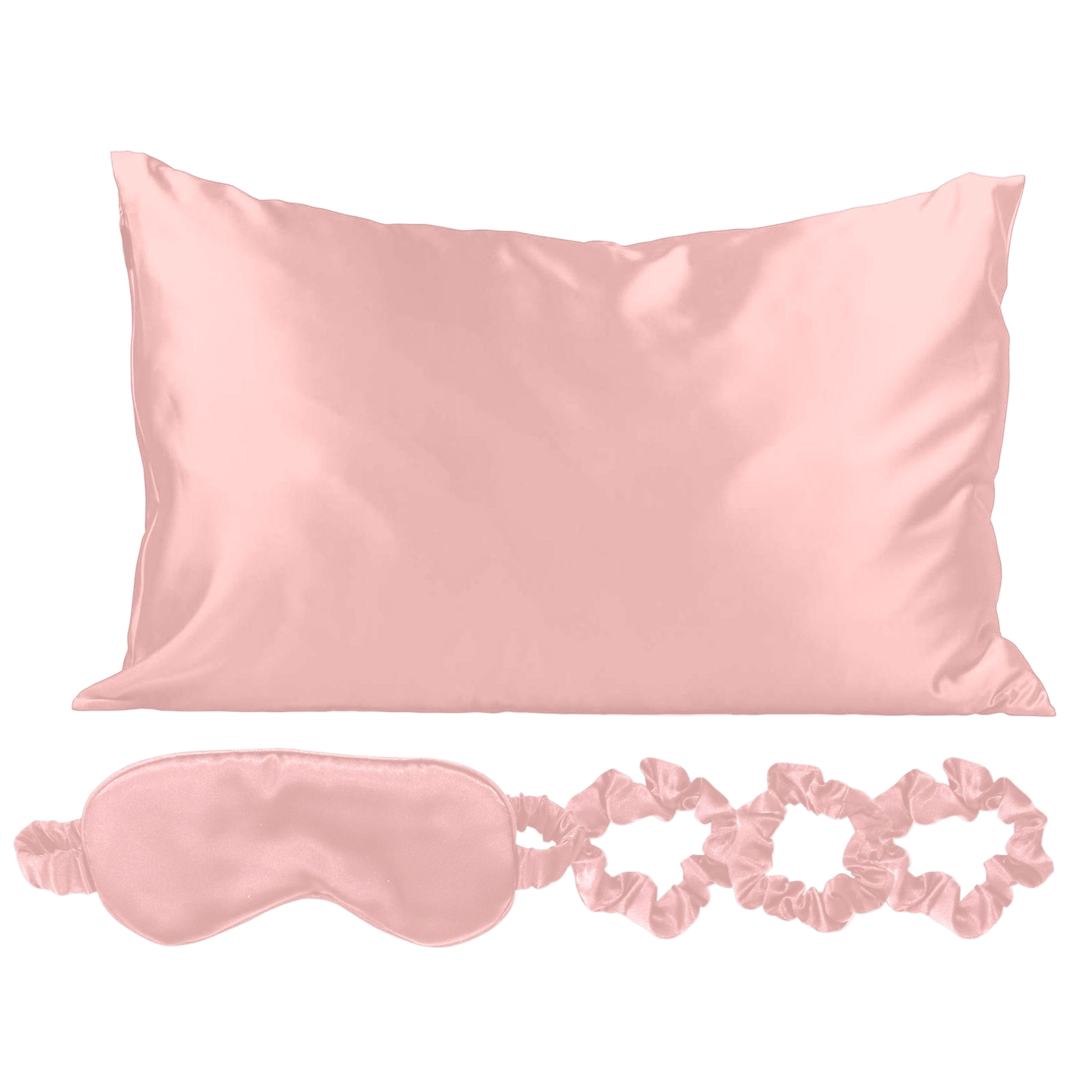 Satin Self Care Sleep Set - Blush