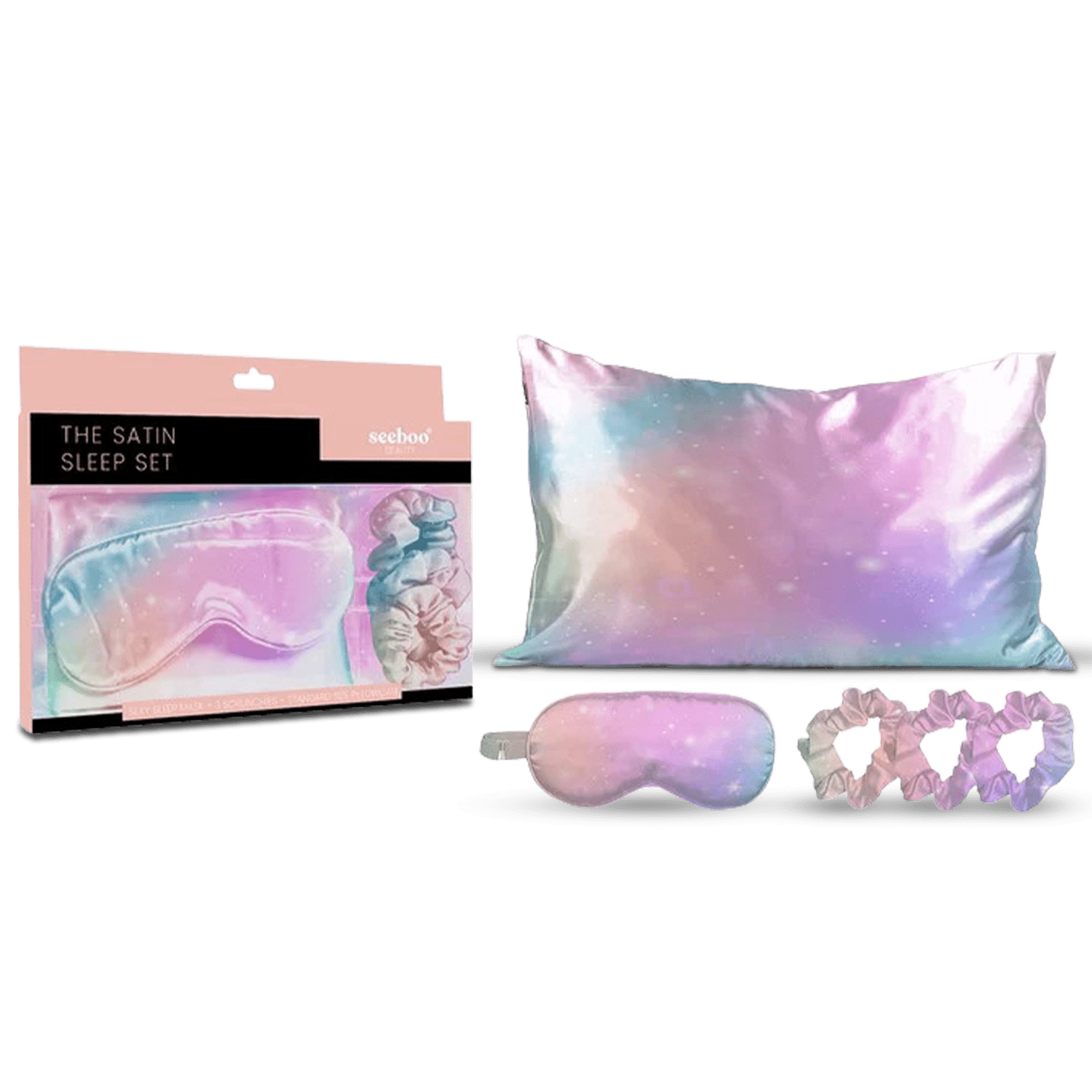 Satin Self Care Sleep Set - Unicorn Dreams