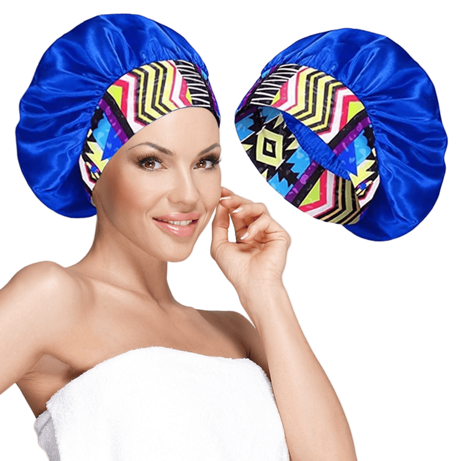 Women's Silky Satin Headband - Blue