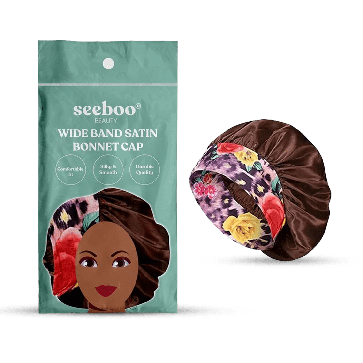 Women's Silky Satin Headband - Coffee