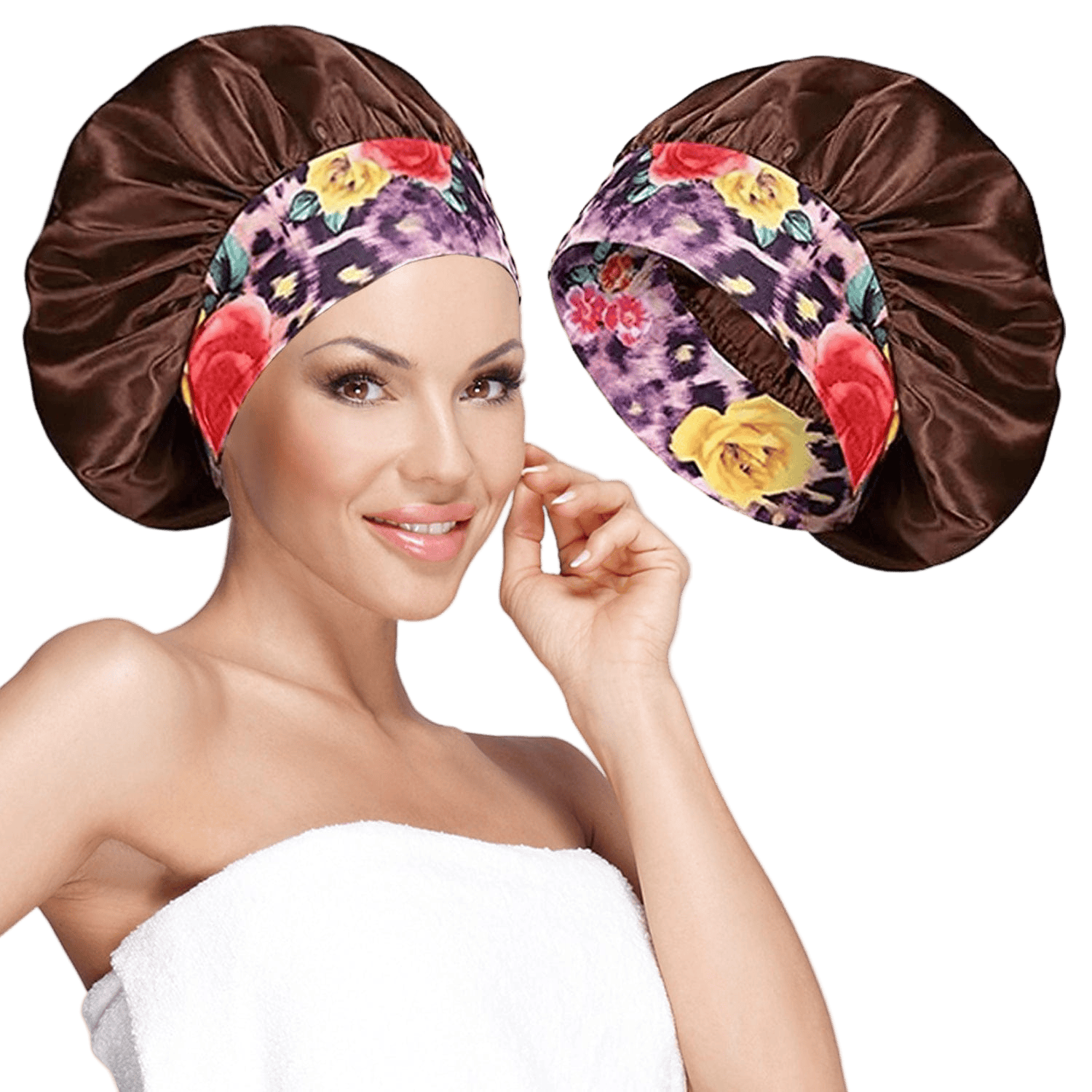 Women's Silky Satin Headband - Coffee